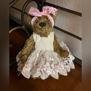 Custom made Lake District Bears mohair fully jointed 12” collectible bear.